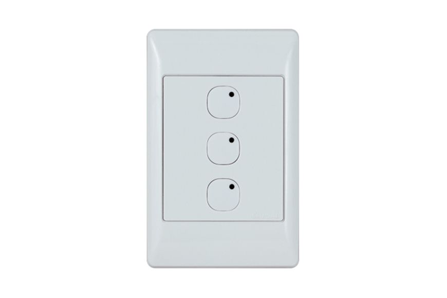 Leviton Omni-Bus 3-Button Wall Switch